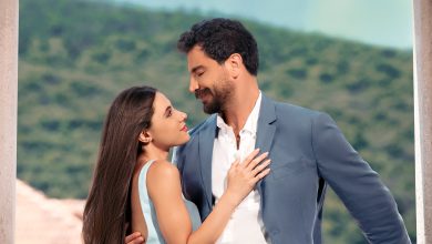 صورة معتصم النهار واندريا طايع في مش مهم الاسم علي منصة شاهد ابتداء من 7ديسمبر