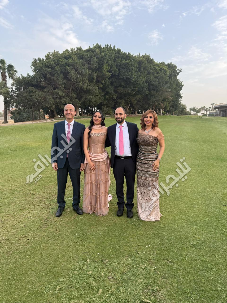 نجوم الفن والأصدقاء يجتمعون بحفل خطوبة إبن عمرو أديب ولميس الحديدي