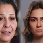 النجمة فرح يوسف تتلقي واجب العزاء في وفاة والدتها وسط أجواء من الحزن