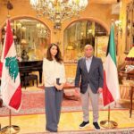 سفير الكويت الجديد لدي لبنان يزور دارة الفنانة ماجدة الرومي في لفتة تقديرية