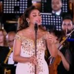 أنغام تتألق بحفل افتتاح الاوكتاجون بحضور الرئيس السيسي والسيدة قرينته وكبار القادة ورجال الدولة