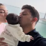 النجمة المصرية ليلي احمد زاهر وزوجها المنتج هشام جمال يستقبلان طفلتهما الأولي.. ايلا