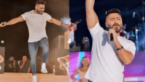 تامر حسني يتحدي احزانه بعد وفاة والده ويستعد للحفل الأكبر والاضخم بالساحل الشمالي