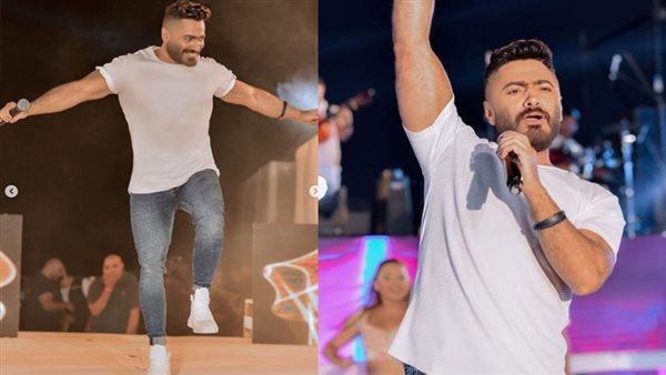 تامر حسني يتحدي احزانه بعد وفاة والده ويستعد للحفل الأكبر والاضخم بالساحل الشمالي