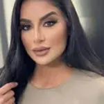 نجاة الفنانة المصرية جوري بكر من حادث سير إثر إنفجار إطار سيارتها
